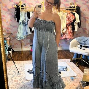 Oli & Hali Blue Denim Jumpsuit